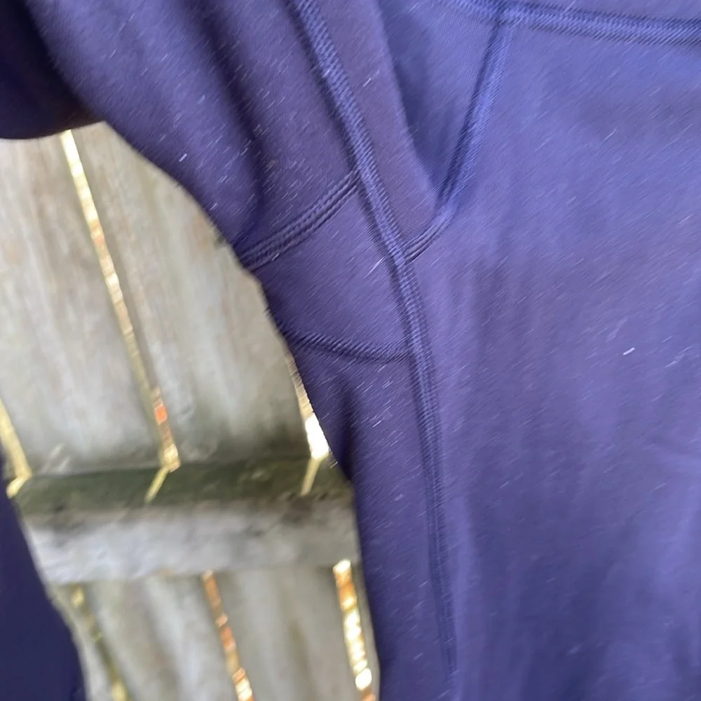 Lululemon Wunder Under mid rise full length W5BJMS Luon Navy Blue 8